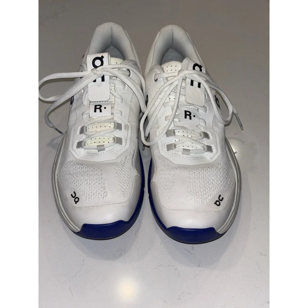 On THE ROGER Pro White / Indigo Tennis Shoes - 48.98721 Men's Size 11